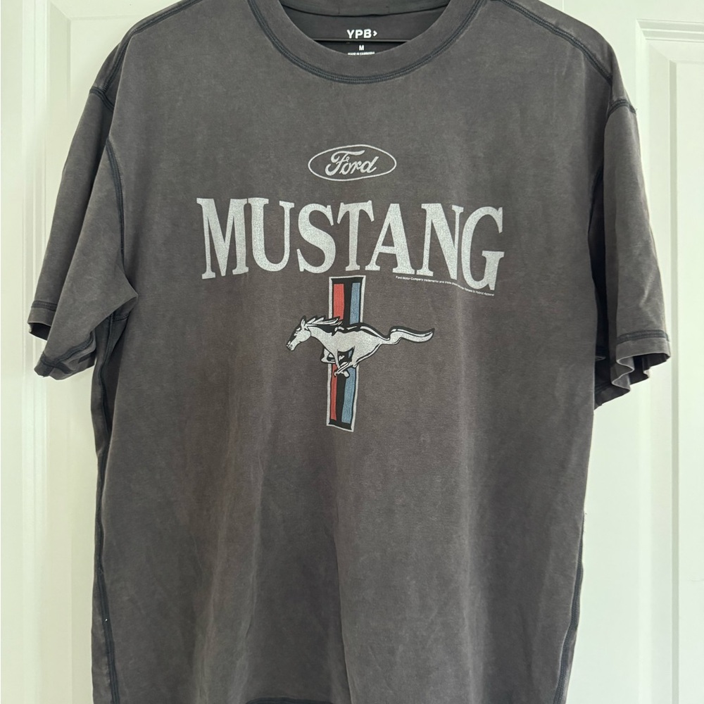 Abercrombie & Fitch Gray Mustang Tee
